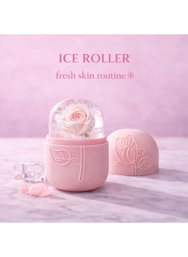 No Label Ice Roller for Face and Skin Care – Facial Ice Massage Tool for Puffiness, Pores Tightening and Cooling Skin Therapy - Image 2