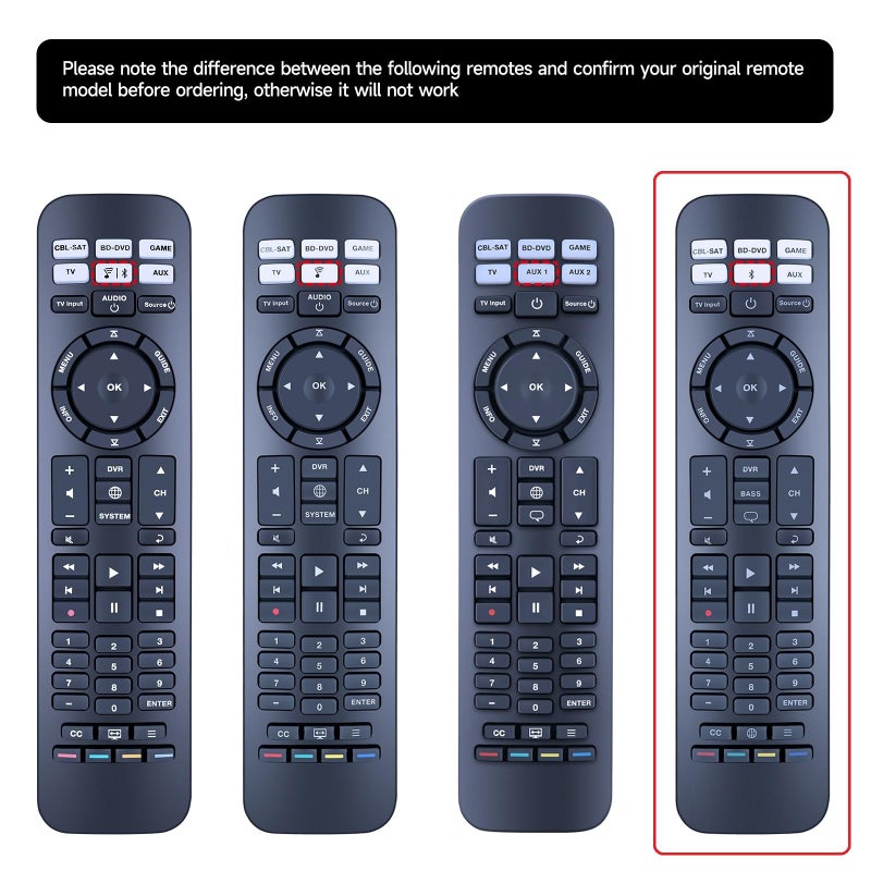 PZL جهاز تحكم عن بعد بديل PZL لجهاز Bose RC-PWS III للتحكم عن بعد العالمي، متوافق مع أنظمة الصوت Bose Cinemate I IIGS 1SR Solo5 Solo 10 & 15 Solo TV وأنظمة مكبرات الصوت CineMate للسينما المنزلية - Image 2
