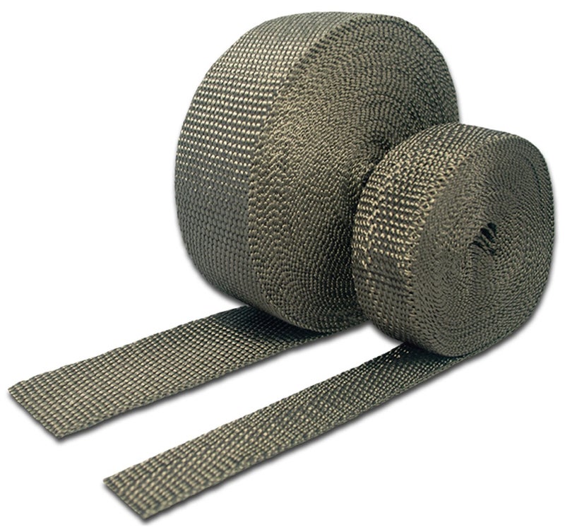 THERMO TEC Thermo-Tec 11042 2" Wide x 50' Long Carbon Fiber/Basalt Header/Exhaust Wrap (Roll) - Image 2