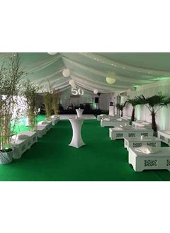 ZARA CARPETS; 'can change the floor ZARACARPETS can Change The Floor Has Launched Non Woven Wedding Carpets Floor Carpet for Marriage Hall Events ExhibitionsFunctions and Gallaries Size 5x20 feet6 MM Color Green  - Image 3