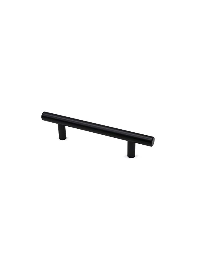 promass Set of 10 promass Matt Black Cabinet Door T-Handles and Pulls, Furniture Drawer Handles, Zinc Alloy, 150mm Long, Kitchen Cabinet Wardrobe Knobs Bars, Center to Center 96mm - Image 3