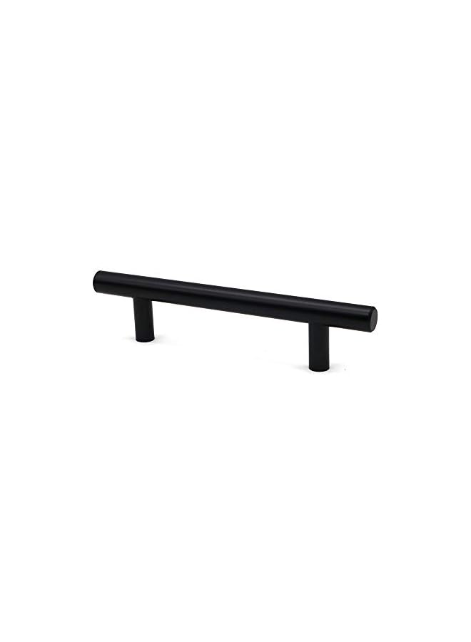 promass Set of 10 promass Matt Black Cabinet Door T-Handles and Pulls, Furniture Drawer Handles, Zinc Alloy, 150mm Long, Kitchen Cabinet Wardrobe Knobs Bars, Center to Center 96mm - Image 4