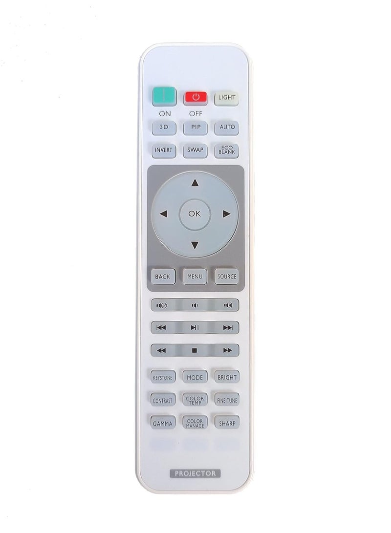 TV Remote Control For Benq TH683 W1090 BH302 W3000 HT1075 DLP Home Cinema Projector - Image 1