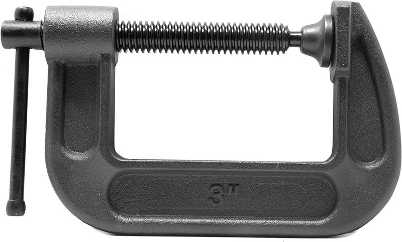 KROST 3 inch Industrial Heavy Duty G Clamp C Type Antirust Universal Clamping Tool for woodworking and DIY Maximum Opening size 75mm 4PCS - Image 4