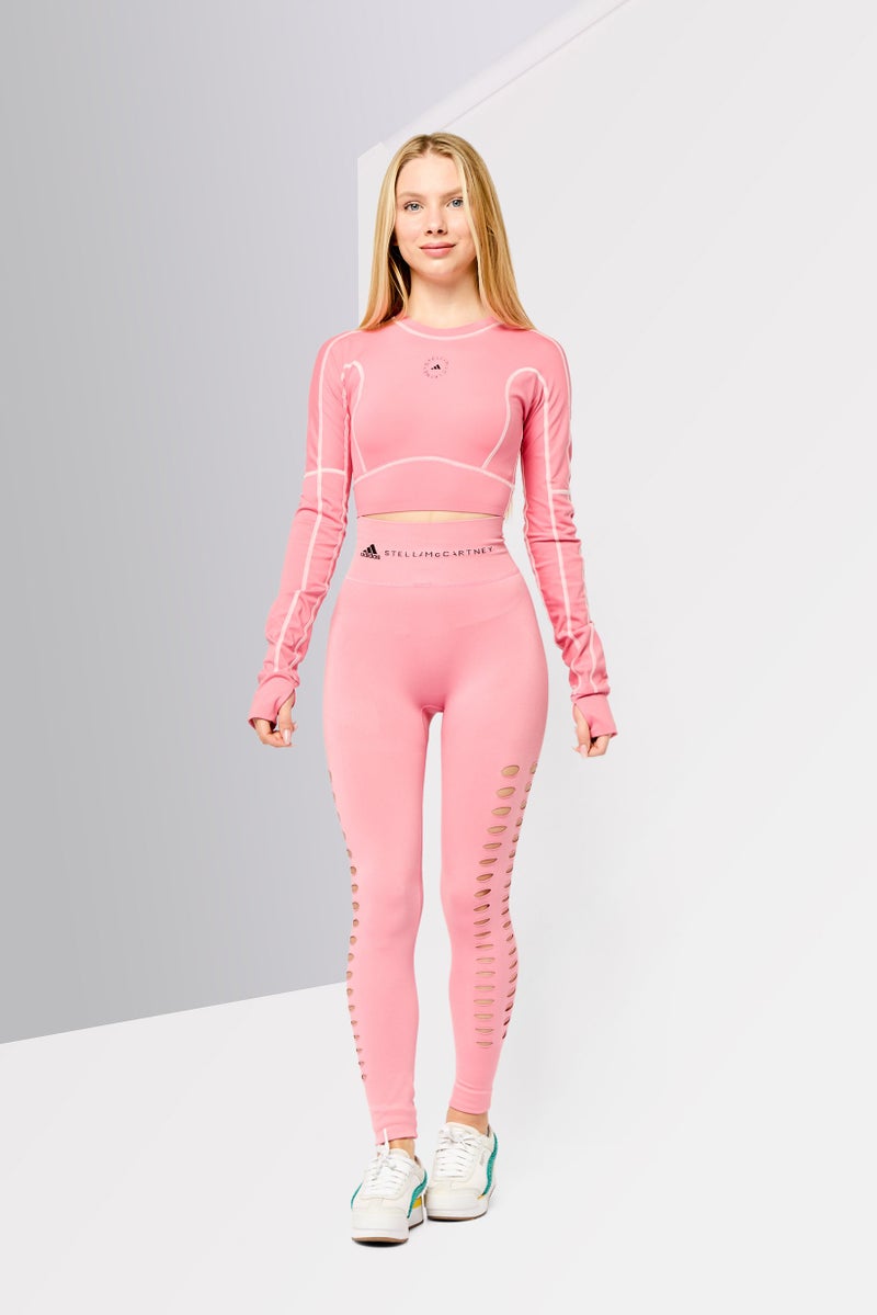 Women Sportswear Fit Long Sleeve Training Top, Pink