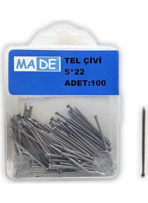 Made Wire Nail 5X22 (1 Box: 100 Pieces) 