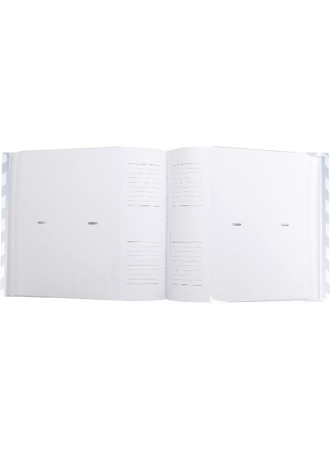 Pearhead Baby Photo Album, Holds 200 Photos, Gray Chevron - Image 2