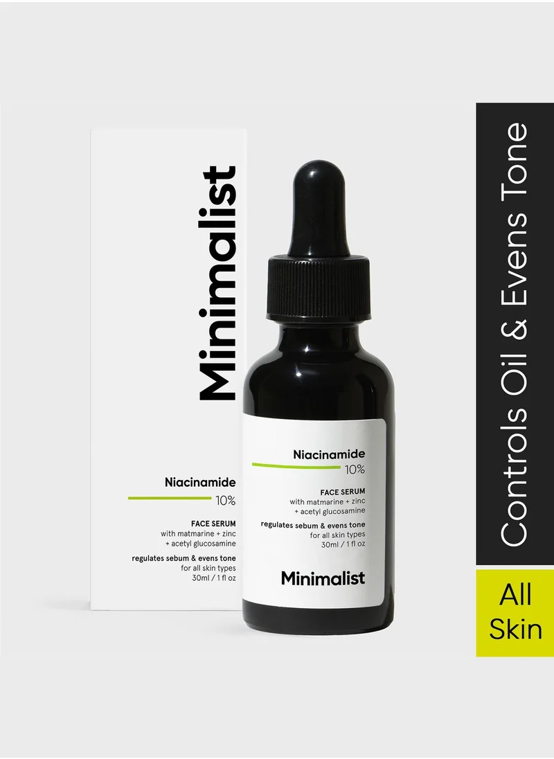 Minimalist Skincare Niacinamide 10% Face Serum