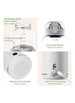 KASTWAVE Portable Instant Water Warmer Rechargeable For Formula 300 ML  - Image 5