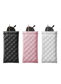 Oasisgalore 3 Pack Unisex-adult Squeeze Top Sunglass Pouch Handbag Organizer  - Image 1