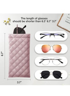 Oasisgalore 3 Pack Unisex-adult Squeeze Top Sunglass Pouch Handbag Organizer  - Image 4