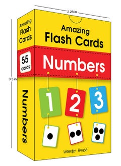 Wonder House Books Amazing Flash Cards Numbers: Early Development Of Preschool Toddler (55 Cards)  - Image 2