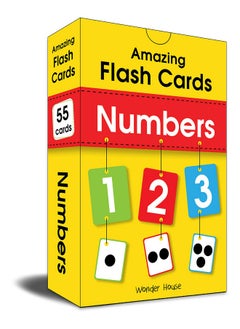 Wonder House Books Amazing Flash Cards Numbers: Early Development Of Preschool Toddler (55 Cards)  - Image 1