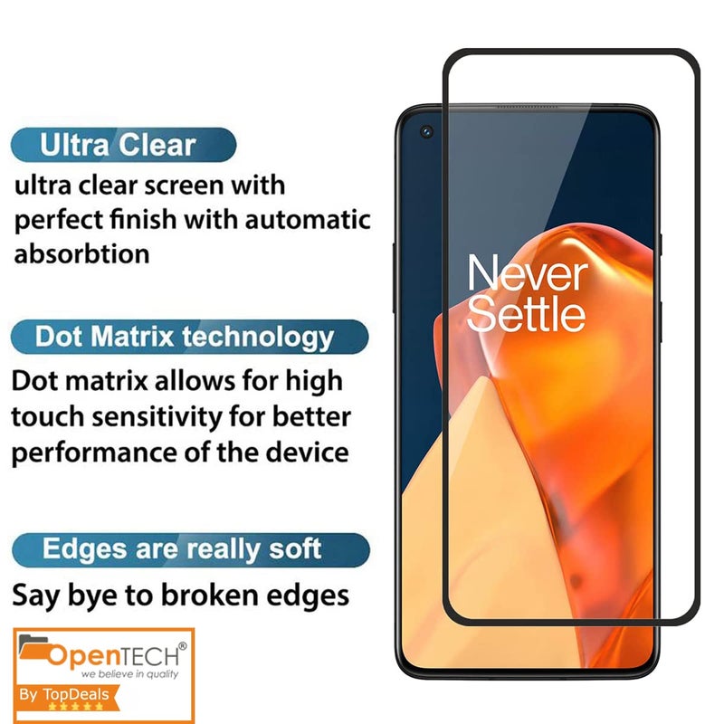 OpenTech ® Military-Grade Tempered Glass Screen Protector Compatible for Oneplus Nord CE 4 5G / Oneplus Nord CE 3 5G with Edge to Edge Coverage and Easy Installation kit - Image 3