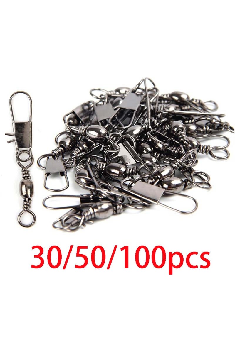 إيروريكس ١٠٠ قطعة، مقاس ١٠-٣٢ مم، ٣٠/٥٠/١٠٠ قطعة، أدوات صيد سمك الشبوط، خطافات قوارب، لوازم صيد الأسماك - Image 1