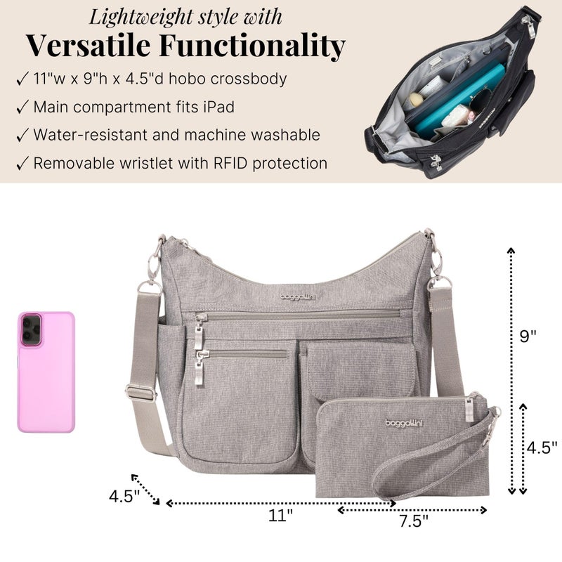 Baggallini Womens Modern Everywhere Bag, Stone Heritage, One Size - Image 5