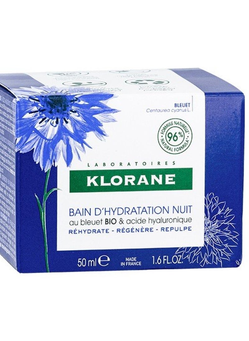 Klorane Hydrating Night Mask with Organic Cornflower - Image 1