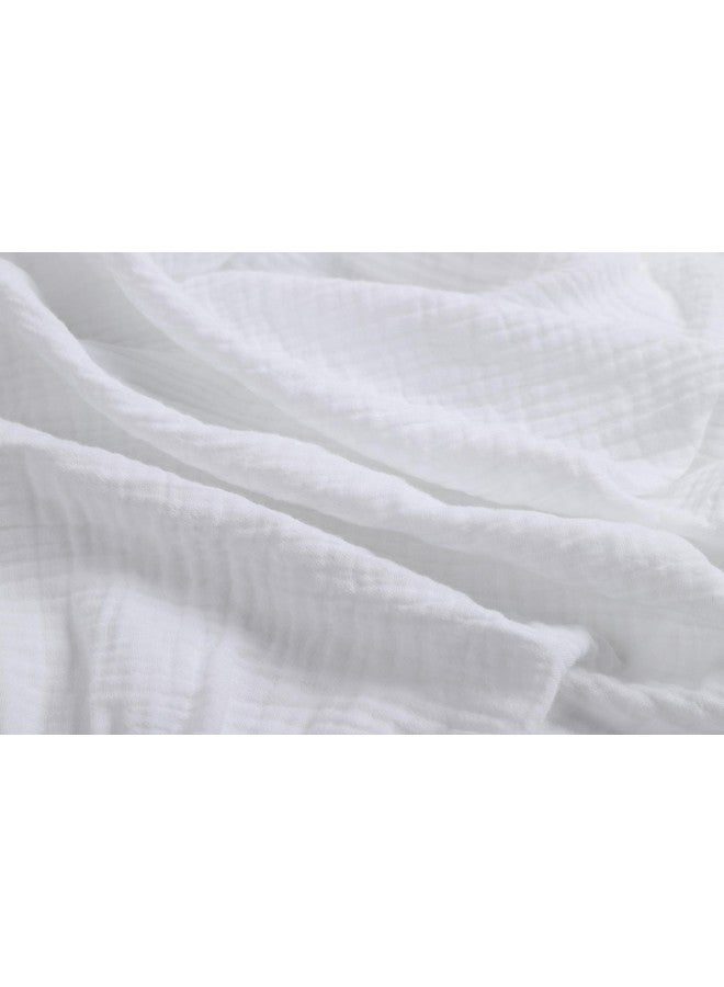 Onacosht Muslin Bassinet Sheets 35" X 20" Compatiable with AMKE 3 in 1 Bassinets, MiClassic, Uiuwoo, Foalom, YADAQE, Milliard and TCBunny Bassinet, 100% Cotton Soft Breathable 2 Pack, White and Grey - Image 3