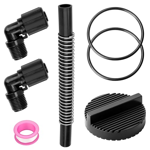 Dfnidy Chlorinator Tubing R172091 for Pentair Rainbow 320 ChlorineBromine Feeders Chlorinator Feeder Hose Kit with R172272 Elbow R171097 Tube Support Spring R172255 Screen and R172009 Chlorine ORing - Image 1