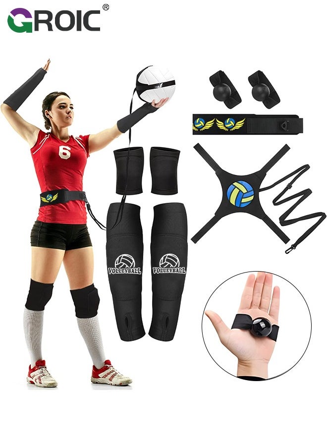 5 Set Volleyball Training Equipment Aid Volleyball Gear Volleyball Knee Pads and Arm Sleeves Volleyball Spike Serving Trainer Accessories Volleyball Gifts for Adults Teenage Kids - pzsku/Z086668D2B7C9F572583FZ/45/_/1721978012/d7d226b4-0484-4865-8891-546020bcc7cb