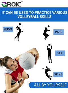 GROIC 5 Set Volleyball Training Equipment Aid Volleyball Gear Volleyball Knee Pads and Arm Sleeves Volleyball Spike Serving Trainer Accessories Volleyball Gifts for Adults Teenage Kids  - Image 3