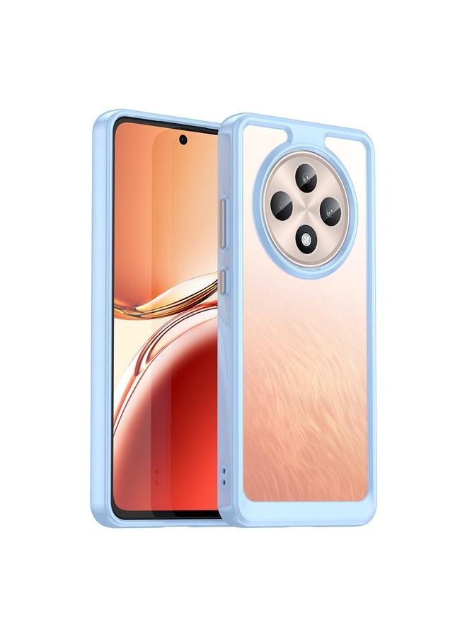 اس-توب جراب لهاتف OPPO Reno12 F 4G من سلسلة ملونة من الأكريليك الهجين المصنوع من مادة TPU - Image 1