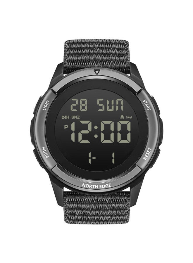 North Edge Military Training Sports Electronic Watch For Men, Military Style Alarm Clock, 50m Waterproof, Stopwatch, Countdown, Lightweight Student Watch - Image 5