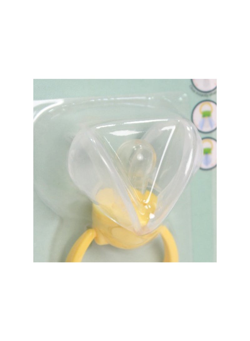 Safari Baby Automatic Cherry Silicone Soother 6-12 m – Yellow - Image 3
