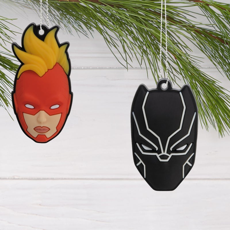 هولمارك Hallmark Marvel Super Heroes Mini Christmas Tree Topper and Olments من 5 - Image 5