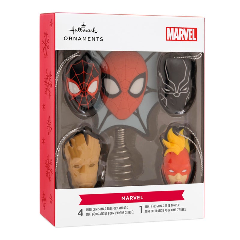 هولمارك Hallmark Marvel Super Heroes Mini Christmas Tree Topper and Olments من 5 - Image 3
