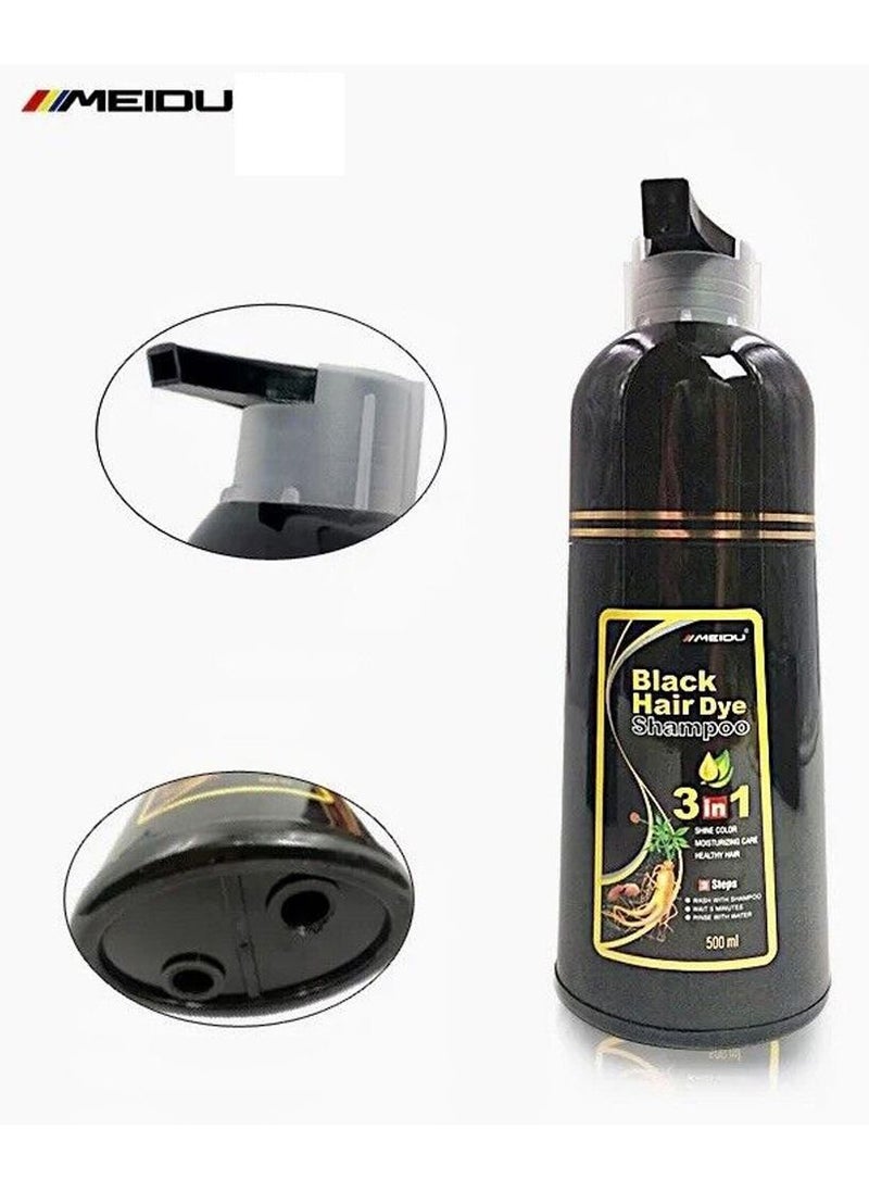 3 In One Permanent Black Hair Dye Shampoo 500ml - pzsku/Z08669F296EF93FD55CF4Z/45/_/1688227632/4629a294-1191-4497-8525-7ef0dac52aec