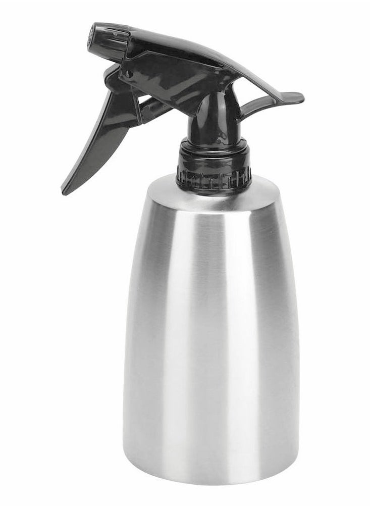 SYOSI - Fine Mist Plant Mister Handheld Pressure Stainless Steel Spray Bottles 400mL 13.5oz Watering Can with Adjustable Nozzle for Outdoor Indoor Gardening and Cleaning Work - Image 1