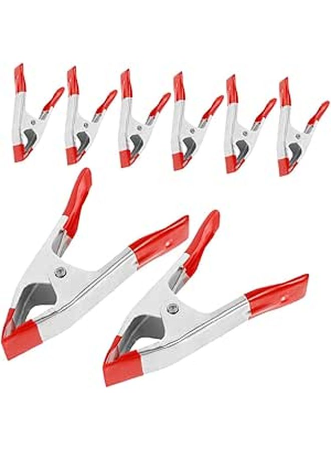 8Pcs Heavy Duty Steel Clamps For Backdrop Stands Photography Tent Use Secure Grip - Image 1
