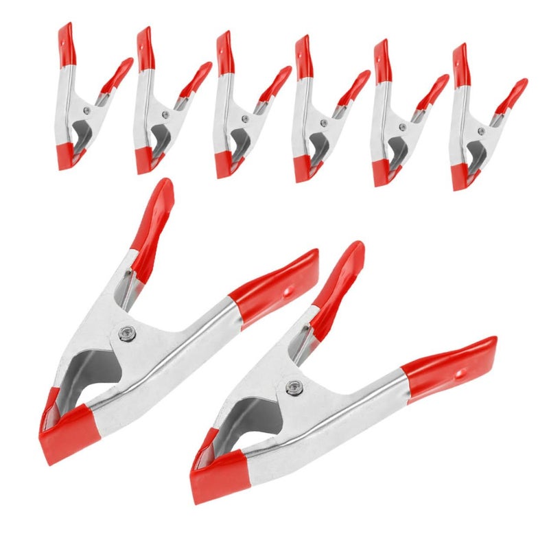 8Pcs Heavy Duty Steel Clamps For Backdrop Stands Photography Tent Use Secure Grip - Image 2