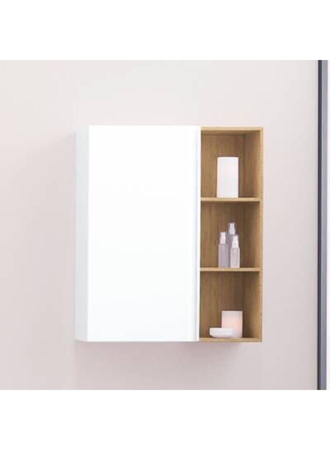 Practical and waterproof bathroom unit. Dimensions: Length 60cm - Depth 20cm - Height 60cm