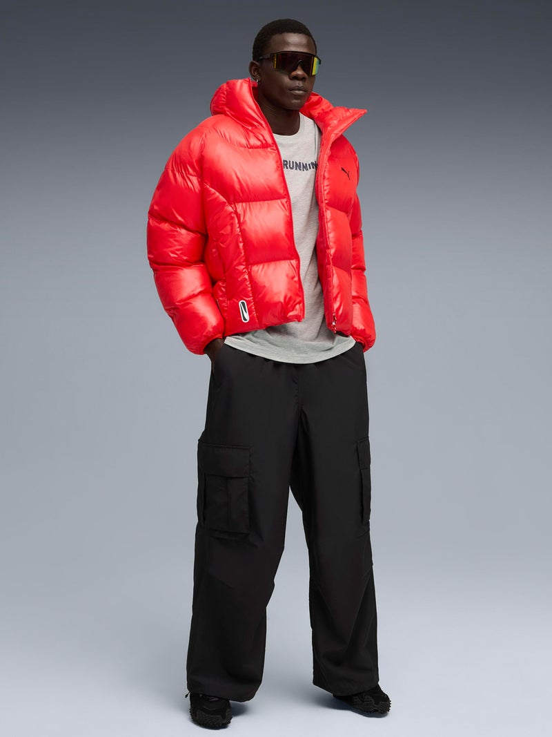 PUMA تي شيرت بومّا جرافيك بحجم كبير للركض - Image 3