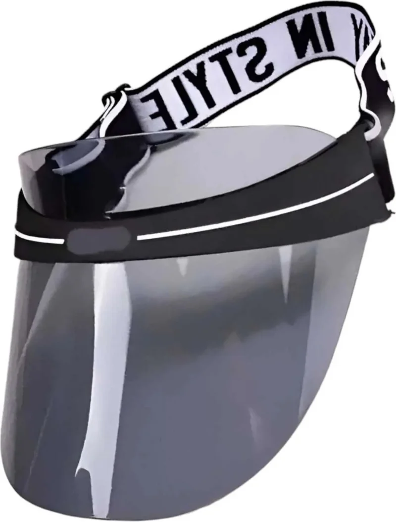 تيزجيلسين Women's Sunscreen Colored Plexiglass Visor Beach Hat