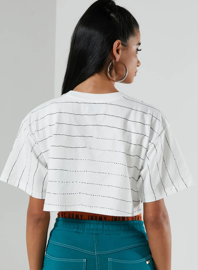 Grimey Strange Fruit AOP Cropped Top
