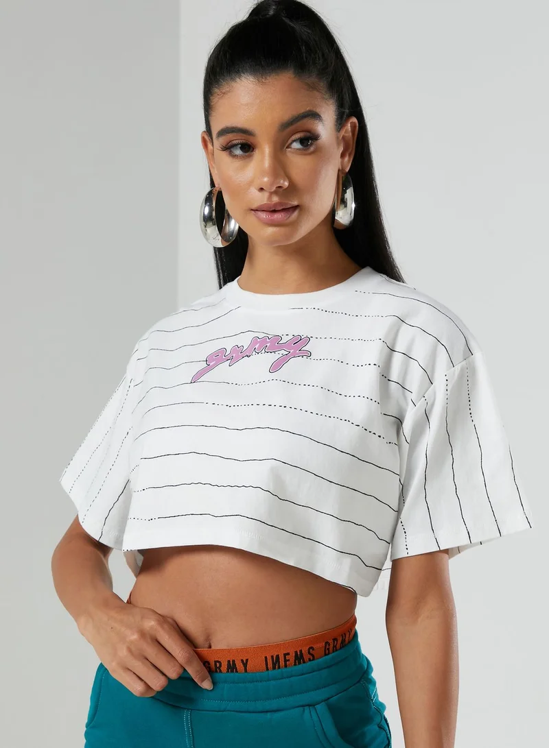 Grimey Strange Fruit AOP Cropped Top