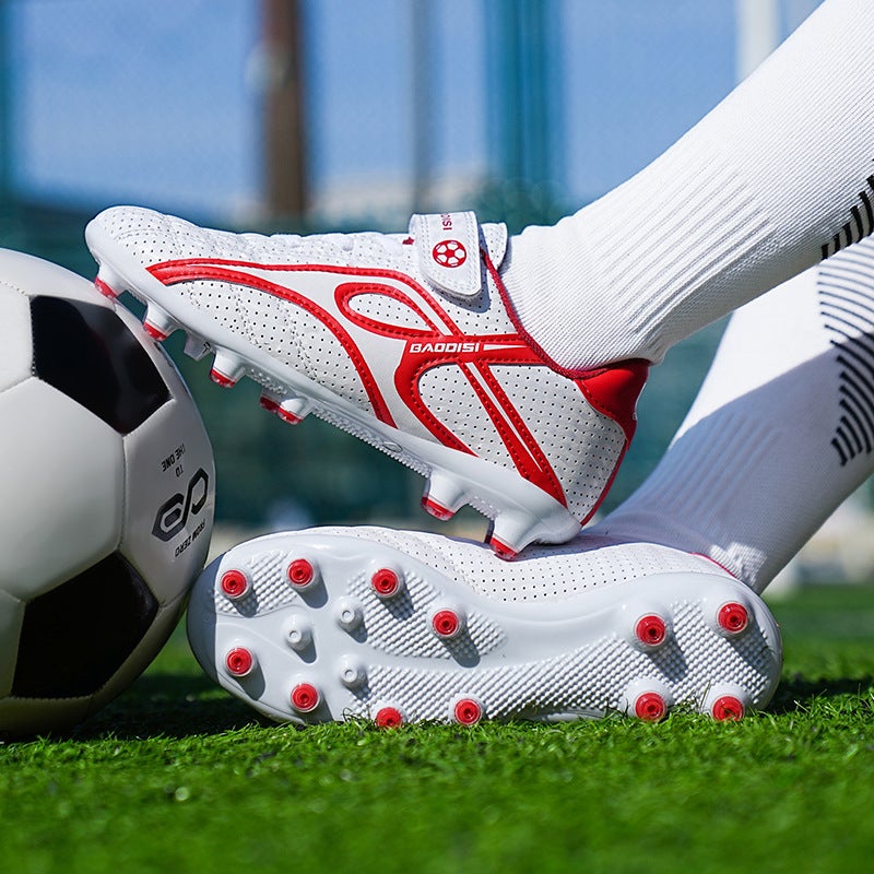Velcro Children'S Football Shoes Spikes Broken Nails Boys Shoes Girls Shoes Primary School Students Competition Training Sneaker - Image 2