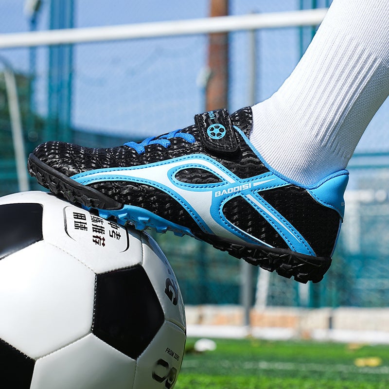 Velcro Children'S Football Shoes Spikes Broken Nails Boys Shoes Girls Shoes Primary School Students Competition Training Sneaker - Image 4
