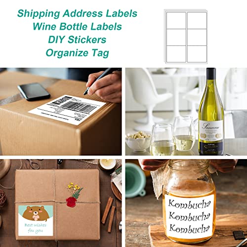 MFLABEL 3-1/3" x 4" FBA Shipping Labels - 6-UP on 8.5x11 Sheet, 100 Sheets (600 Labels) | Easy to Peel & Pop-Out Design for Laser & Inkjet Printers | Address Labels for Amazon FBA, UPS, FedEx - Image 5