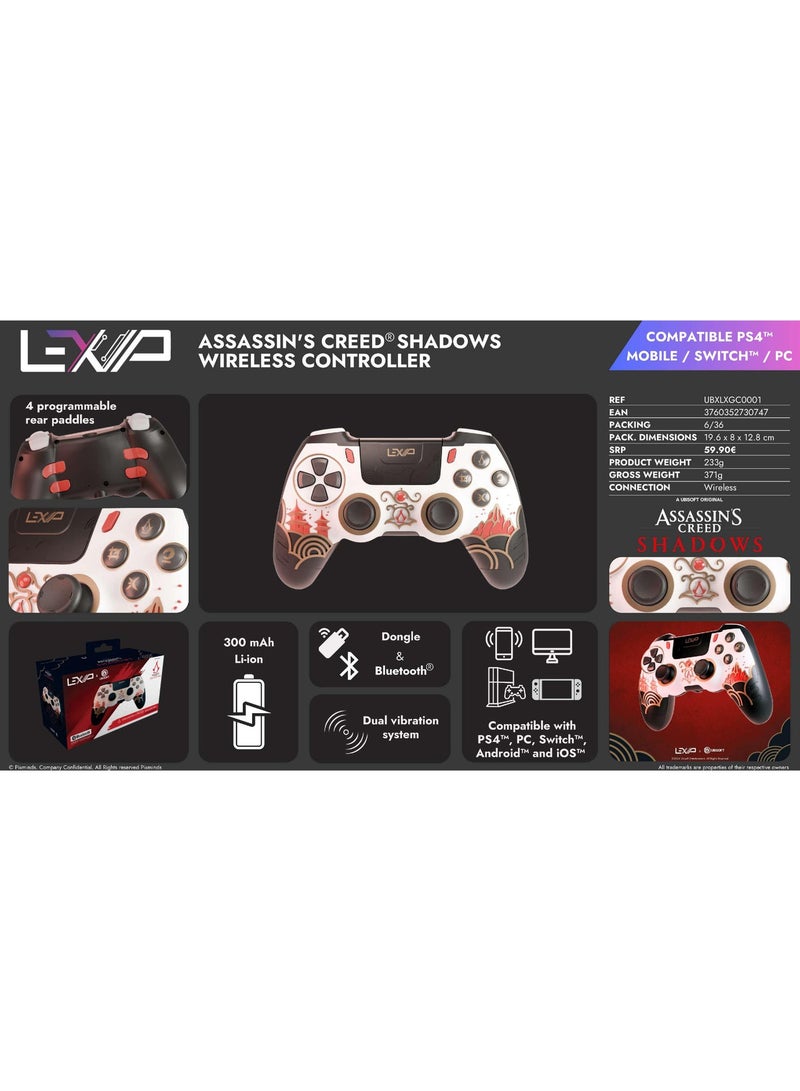 SteelPlay LEXIP X UBISOFT ASSASSIN'S CREED SHADOWS WIRELESS CONTROLLER - Image 2