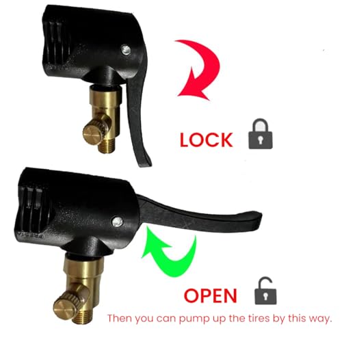 STHIRA® Universal Valve Adapter for Tyre Air Pump 2 in 1 Valve Adaptors Durable Air Pump Converter Adapter for Schrader & Presta Multi-Purpose Air Pump Adapter for Car, Bike Motorcycle Tires - Image 5