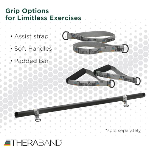 THERABAND Resistance Tubing with Connectors for Wall, Rehab & Wellness Station, Heavy Level 4, Set of 2, 24-Inch Green Tubing for Physical Therapy, Exercise, Rehab, Clinics & Pilates, Latex Tubes - Image 5