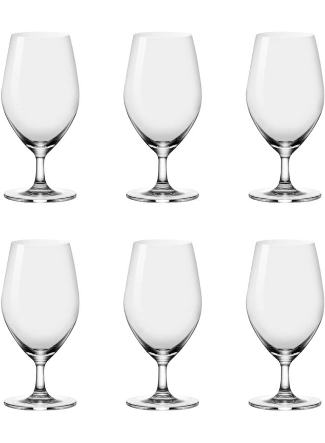 Ocean Sante Water Goblet Glass, 405Ml, Set Of 6, Clear, 026G14, Chalice Glass, Stemware Glass, Snifter Glass, Wine Glass - Image 2