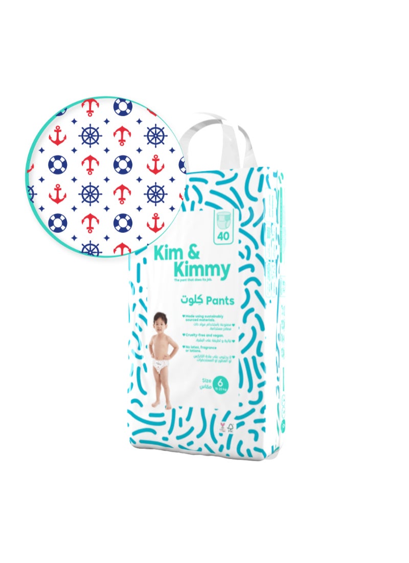 Kim & Kimmy Baby Size 6 Pant Diapers 15 To 20Kg 40 Diapers - Image 2