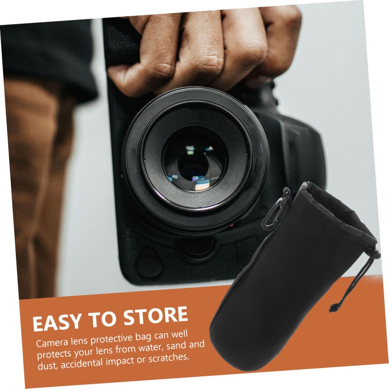 Shockproof Waterproof Camera Lens Protective Bag with Detachable Strap for DSLR Travel Photography - Image 5