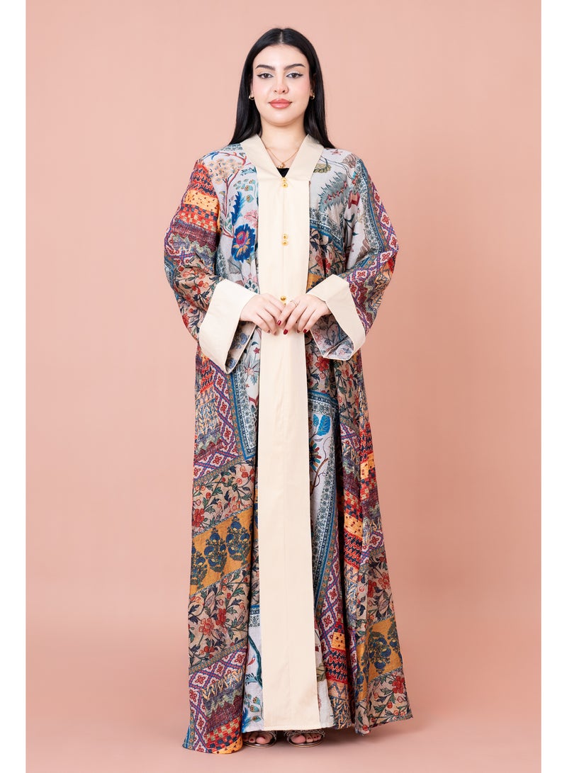 اكسا جلابية ملونة انيقة - Image 1