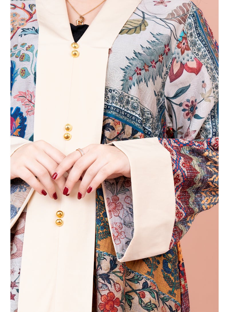 اكسا جلابية ملونة انيقة - Image 4